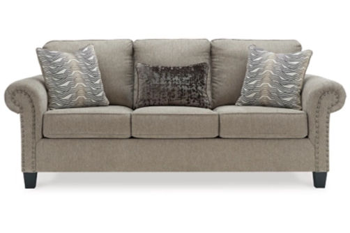 Benchcraft Shewsbury Sofa, Loveseat, Chair and Ottoman-Pewter